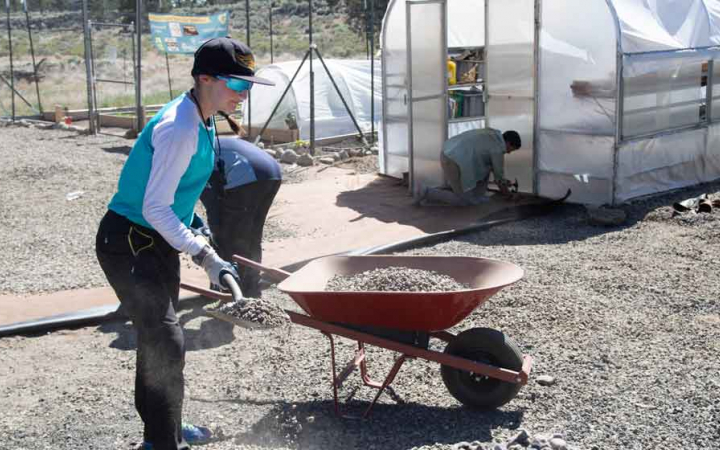 service learning on outdoor leadership course